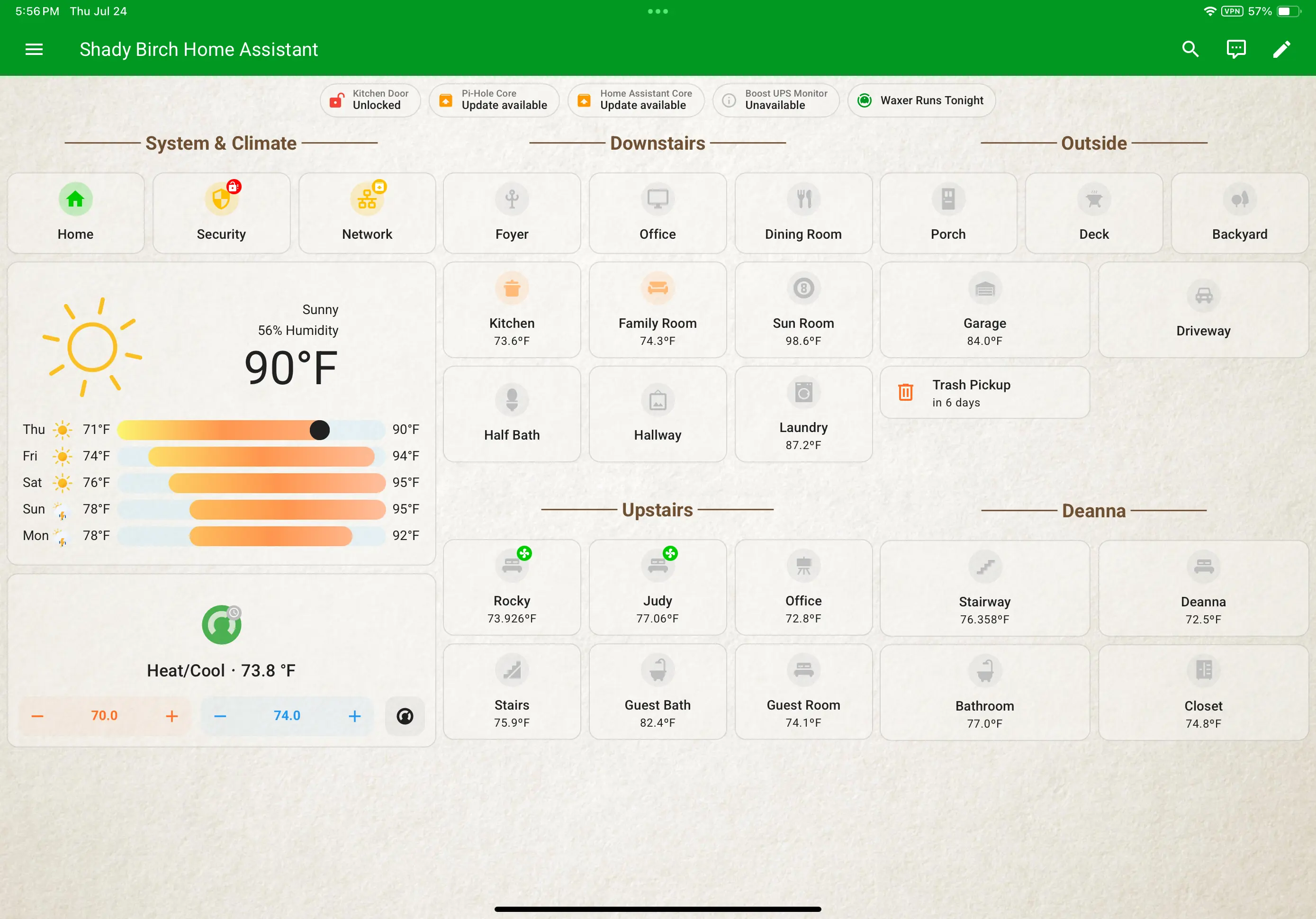 Home Assistant Dashboard