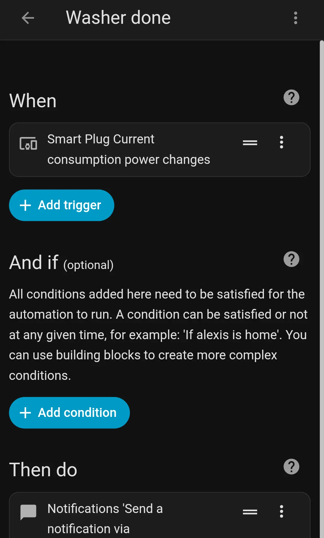 Automation screenshot