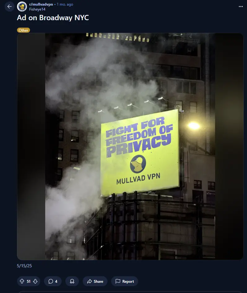 https://www.reddit.com/r/mullvadvpn/comments/1knp3jl/ad_on_broadway_nyc/