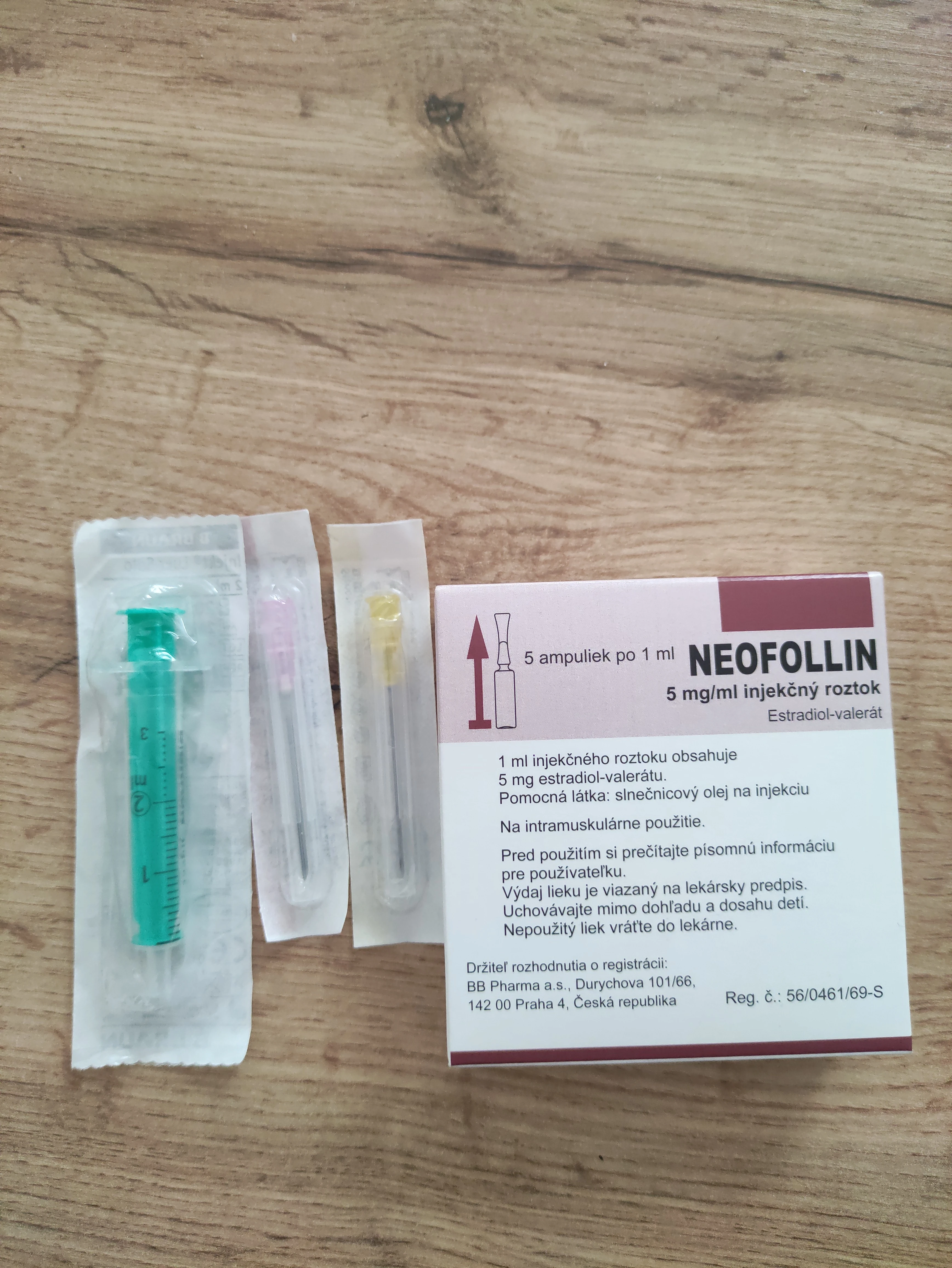 Neofollin packaging
