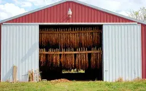 picture of a tobacco barn from britannica.com