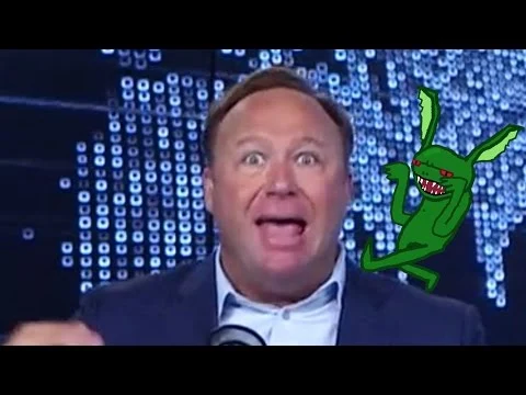 Ales Jones with a goblin 