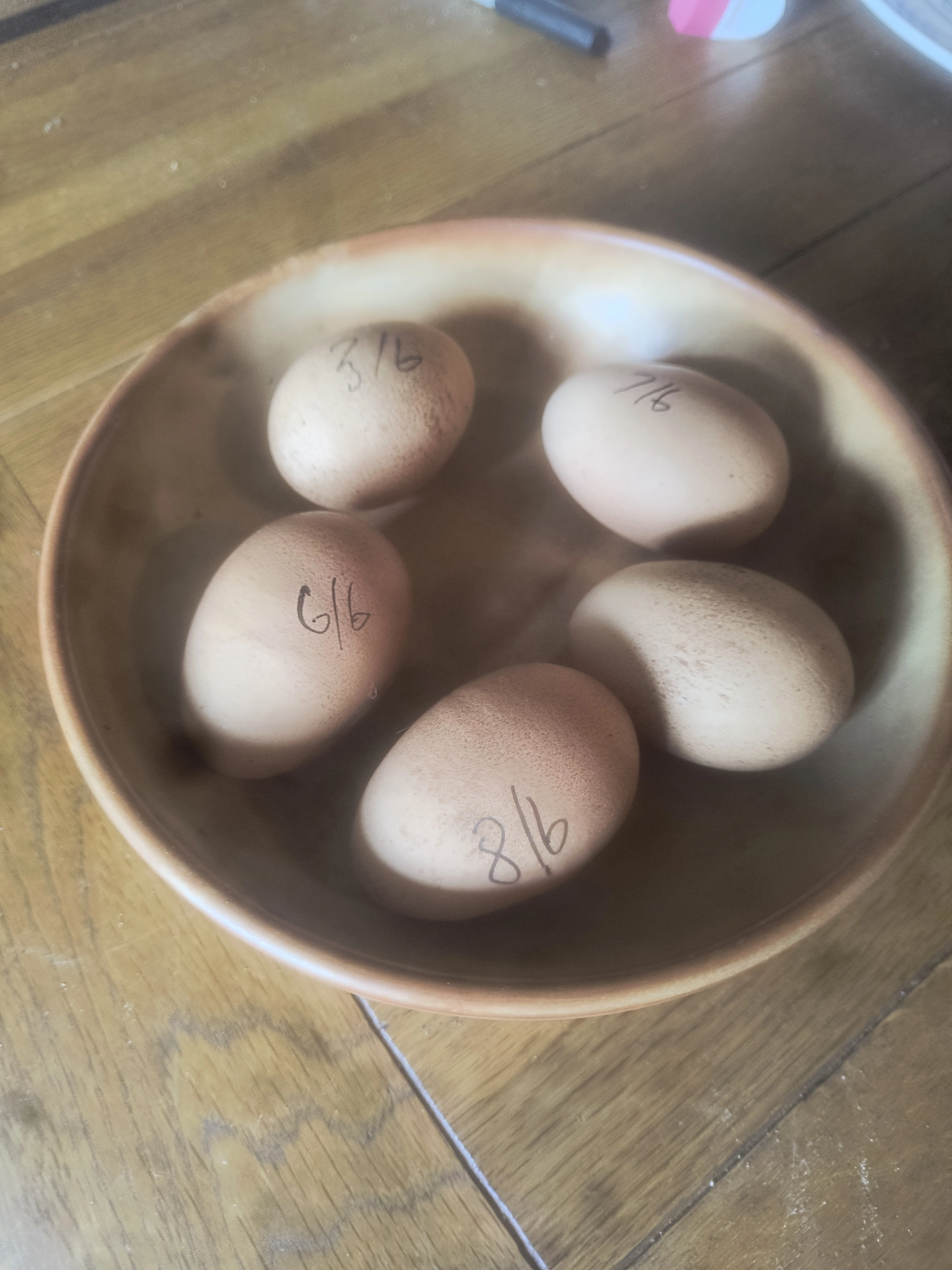 Eggs in a bowl