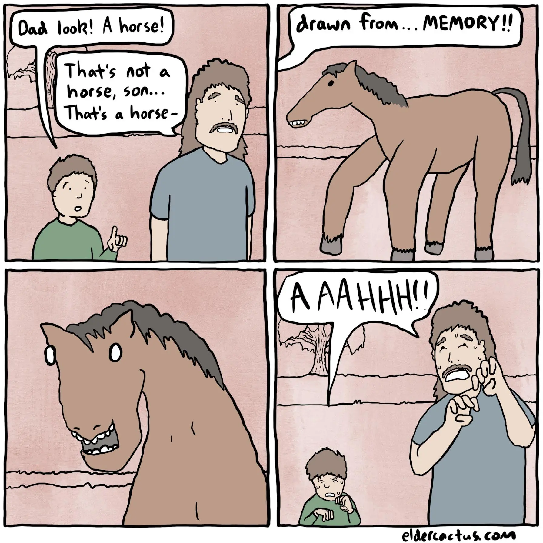 Drawn from memory 