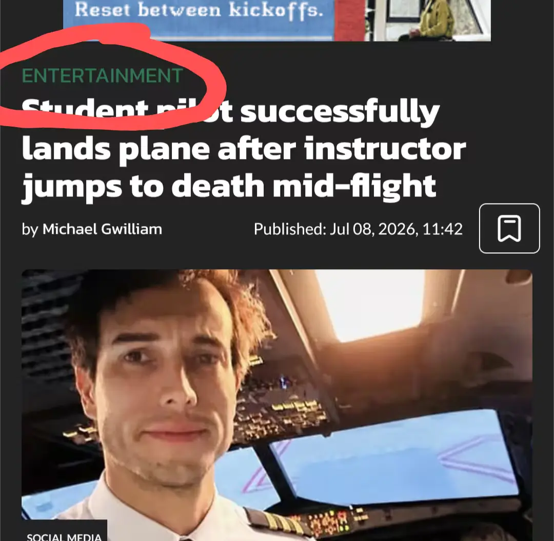 a screenshot of the article; the category is "entertainment"