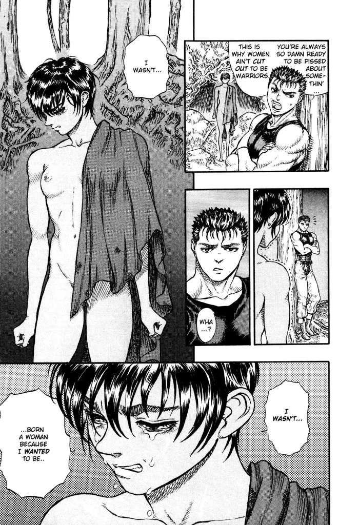 hey Casca from Berserk is a transman! why didn't anyone tell me