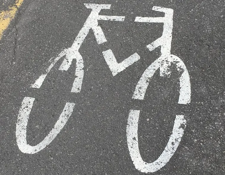 Terrible bike stencil