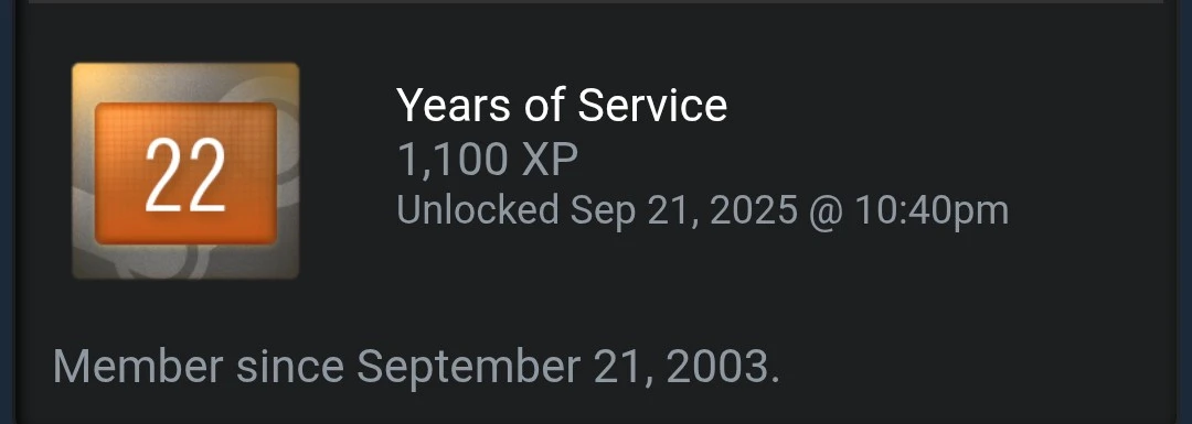 22 Years of Steam